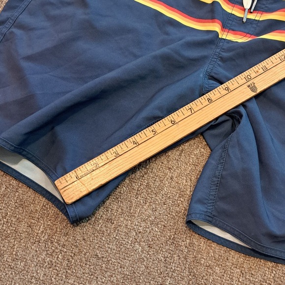 Fair Harbor Mens 38 Ozone Board Shorts Lined Swim Trunk Surf Athletic Navy *READ - Picture 8 of 11